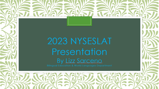  NYSESLAT Turnkey Training PPT